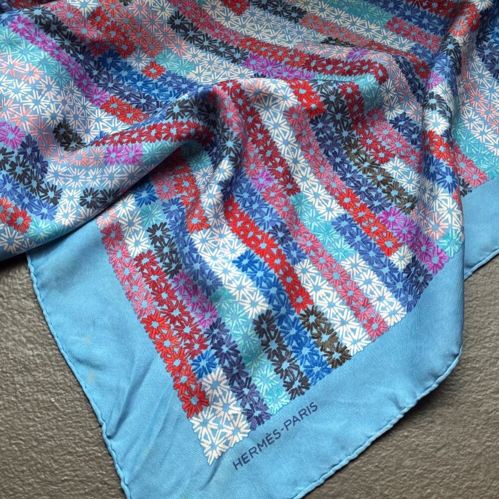 HERMES THE RHYTHM OF CHINA SILK SCARF